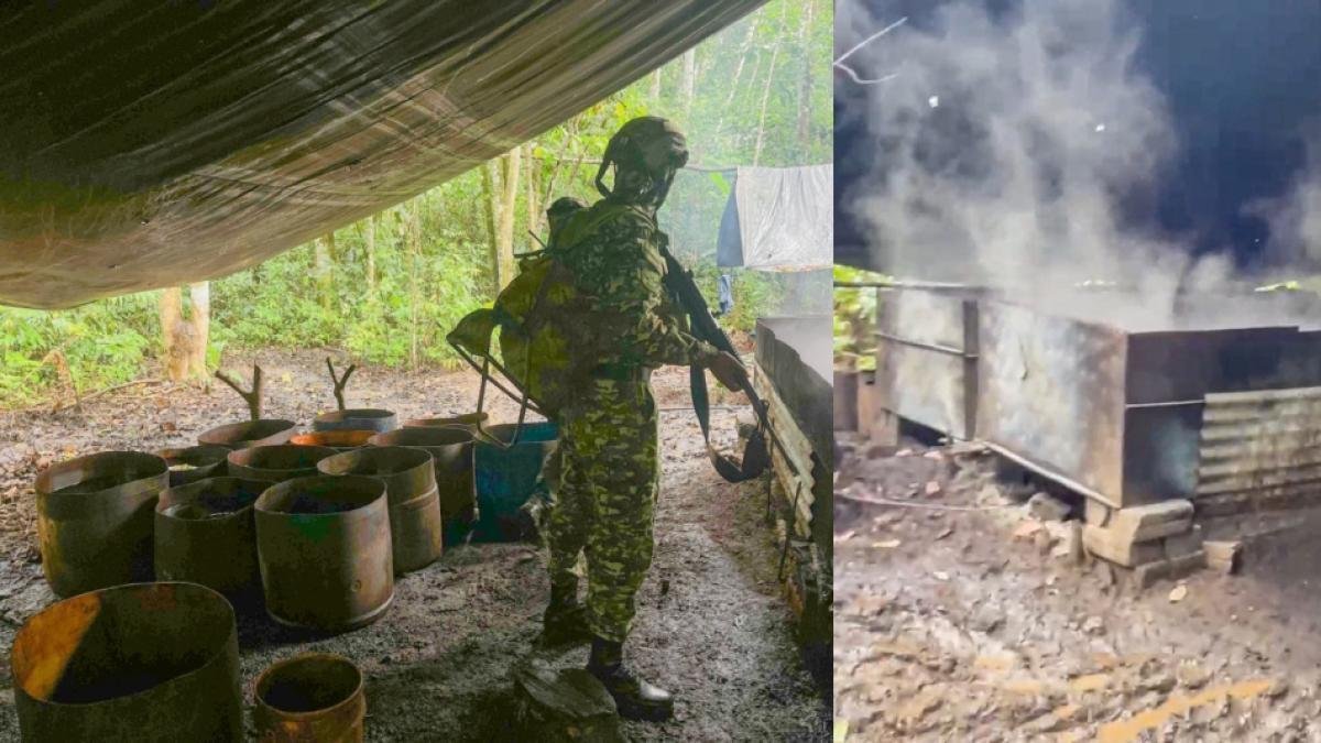 Decomisano 7.693 kg de permanganato y afectán 550 millones