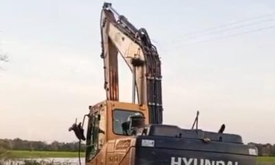 Comunidad de la Mojana Denuncia abandono de maquinaria por parte de la un