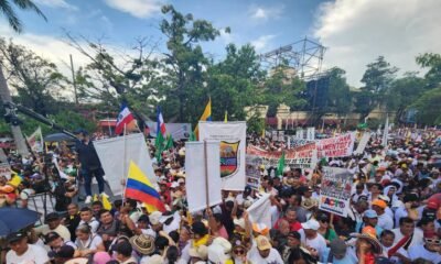 Masiva Movilización en Barranquilla Hacia El Paseo Bolívar por Cabildo Popular del Presidente Gustavo Petro