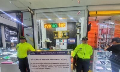 Lo que había detrás de los lugares de Venta de Celulares en el Centro de Bogotá, Donde se Hizo Extinción de Dominio