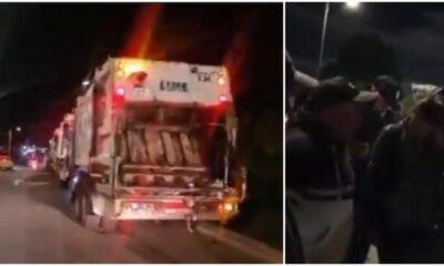 Habitantes en el Sur de Bogotá Bloqueo El Ingeso y Salida del Relleno Sanitario de Doña Juana