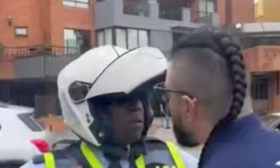 El Mensaje que le envió Agente de Tránsito un hombre que lo insultó con comentarios racistas en cali: 'lo perdono'