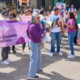 Familiares de Mujeres asesinadas y desaparecidas exigen justicia frente a la fiscalía en Barranquilla