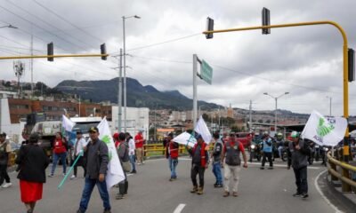 Protesta de la Guardia Campesina en Bogotá Está Generando Afectaciones en la Movilidad del Centro de la Ciudadad