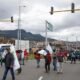 Protesta de la Guardia Campesina en Bogotá Está Generando Afectaciones en la Movilidad del Centro de la Ciudadad