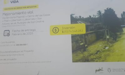 Comunidadas de sucre denuncian presunto 'tumbe' en obra vial de la troncal de occidenté: Bloquearon Vía Nacional