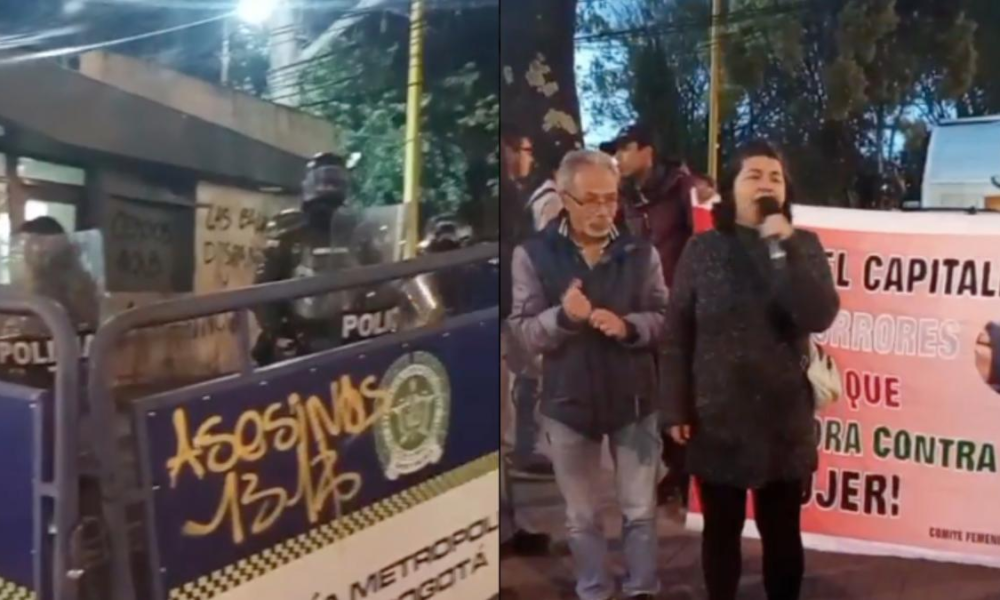 Protestan por Muerte de Mujer que recibió disparo en operativo de la policía en bogotá; ¿Qé Dice La Institució?