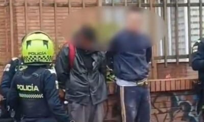 CAPTURADOS DOS DELINCIRES TRAS VIOLENTO Y TIROTEO CON LA POLICÍA EN BOGOTÁ