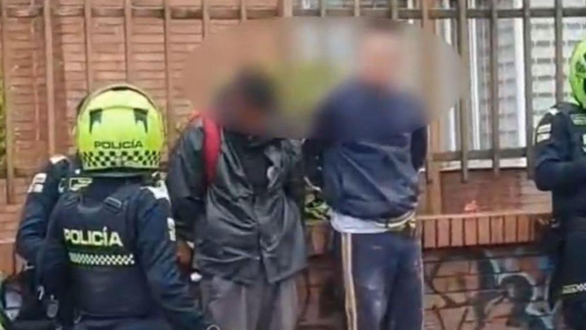 CAPTURADOS DOS DELINCIRES TRAS VIOLENTO Y TIROTEO CON LA POLICÍA EN BOGOTÁ