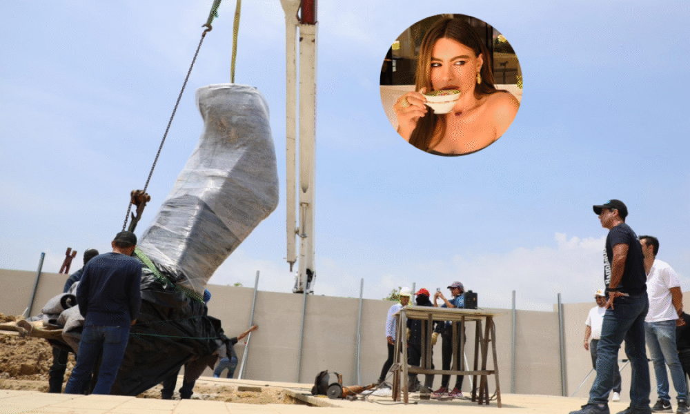 Así Avanza la Instalacia de Su Monumento