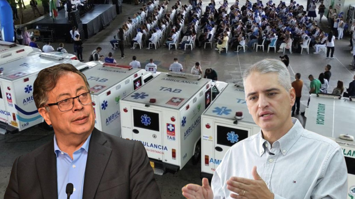 La Verdad Derrás de la Pelea Entre Presidente Gustavo Petro y Gobernador de Antioquia por Entrega de 23 Ambulancias