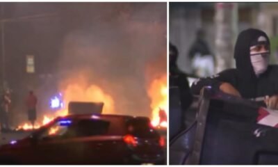 En im ágenes | NOCHE DE ENTERTIGIOS EN BOGOTÁ: Movilizaciones en Suba y Usaquén Terminaron en desmanes