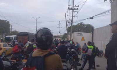 Bloqueos y Cierres temporales en varios Puntos de Cartagena en la Primera Jornada del Paro Nacional