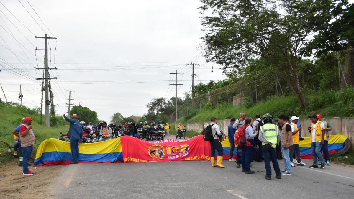 Los Puntos de Cartagena Donde manifestantes Mantienen Bloqueos en el Segundo Día de Paro Nacional