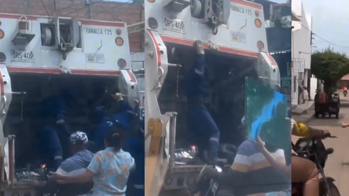 La Angustia de Una Madre por rescatar un maqueta escolar que por error se la llevó el Camión de la Basura