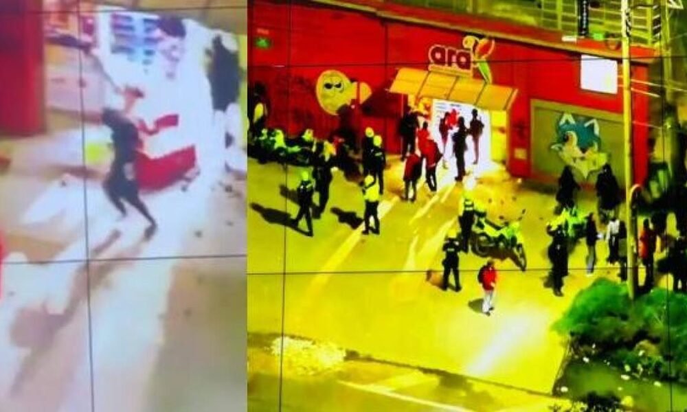En medio de perturgios en usme, bogotá, vandalizan y roban reconocido supermercado: videos