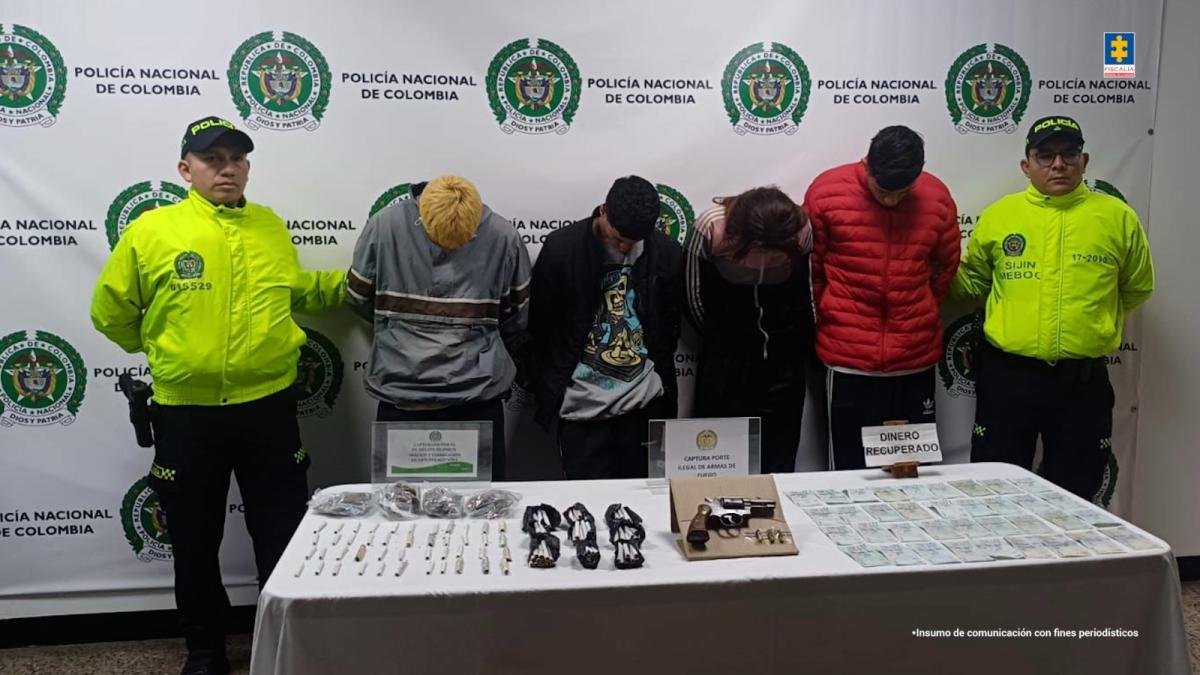 Desmantelan Red de MicroTráfico Que Operaba en El Corazón de Bosa, en Bogotá