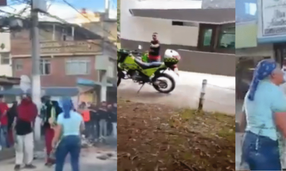 Las dos Mujeres, una en popayán y otra en bogotá, que se enfrentaron un encapuchados durante paro: 'heno que salir'