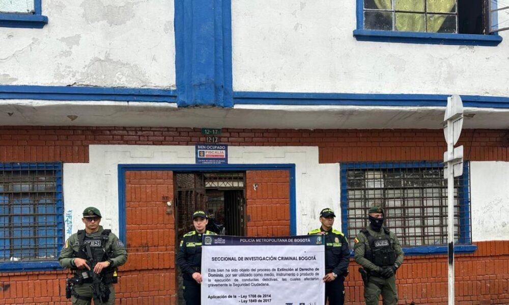 Extinción de Dominio A SEIS Predios de San Bernardo Que Funcionaban Como gastos de droga en el Centro de Bogotá