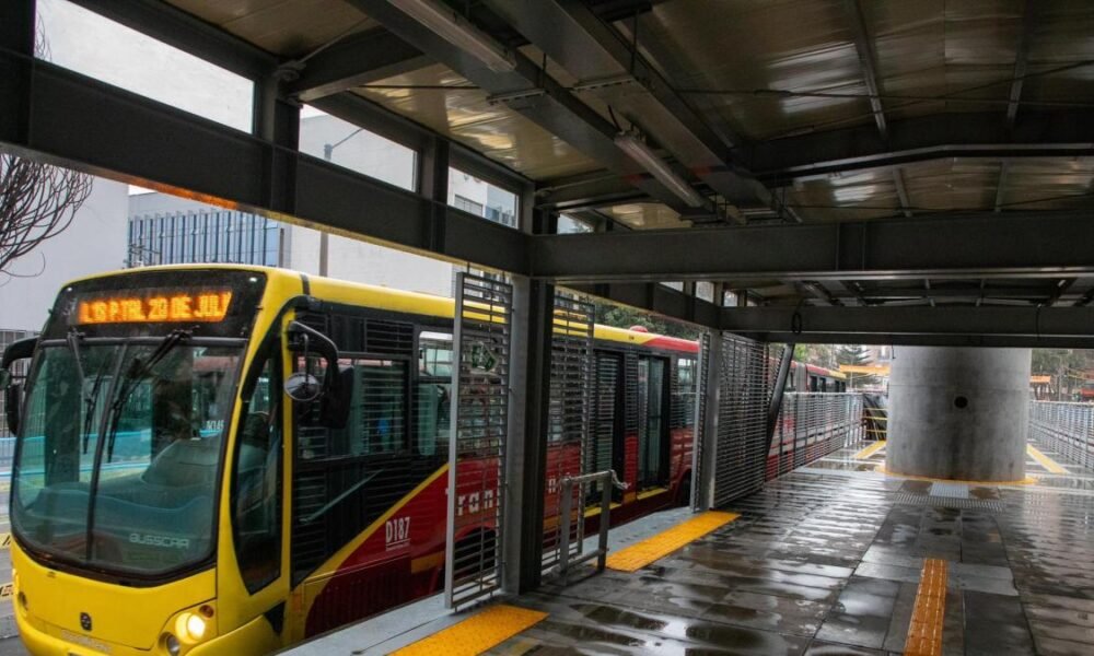 Define Cuándo se Abrirá la Estacia Temporal de Transmilenio Con Columna en El Medio Por Obras del Metro
