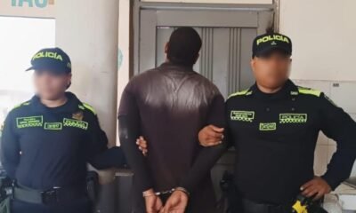 En Cartagena Policía Capturó A Ladrón Que Minutos Antes Había Arrebatado Una Cadena de Oro Avaluada en $ 5 Millones