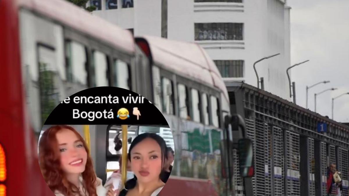 Fue Robado Mientras Jóvenes Grababan un tiktok en transmilenio en bogotá: todo quedó en video