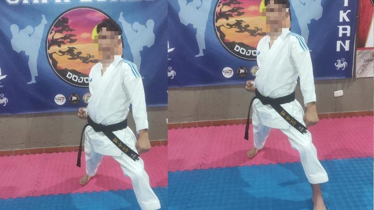 Niño promesa del karate colombiano fue brutalmento agredido tras robo del celular en bucaramanga: perdió un riñón