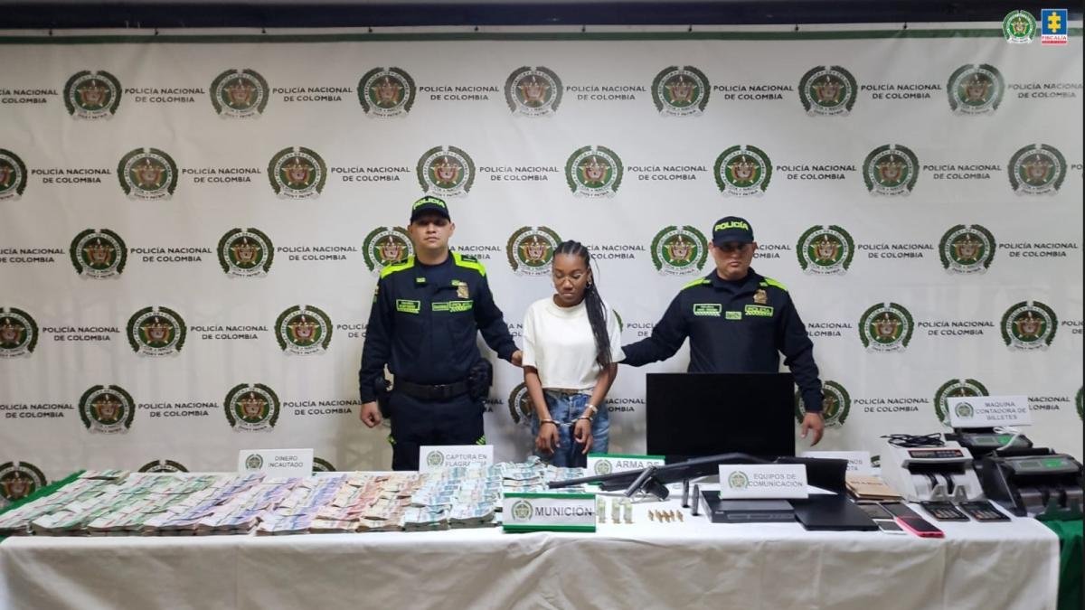 A la cárcel la 'tesorera' de la Terraza y los triana en Medellín; FUE CAPTURADA CON MILONARIA SUMA EN EL POBLADO