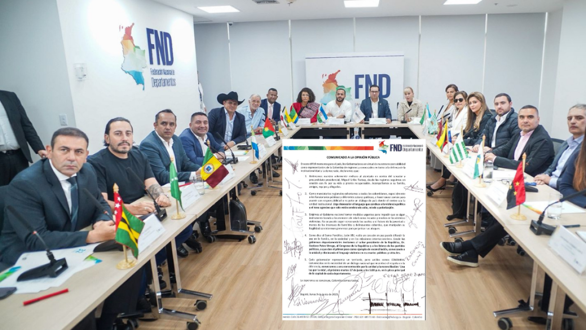 Gobernadores Rechazan Atentado Contra Miguel Uribe Y Convocan a la Unidad Nacional