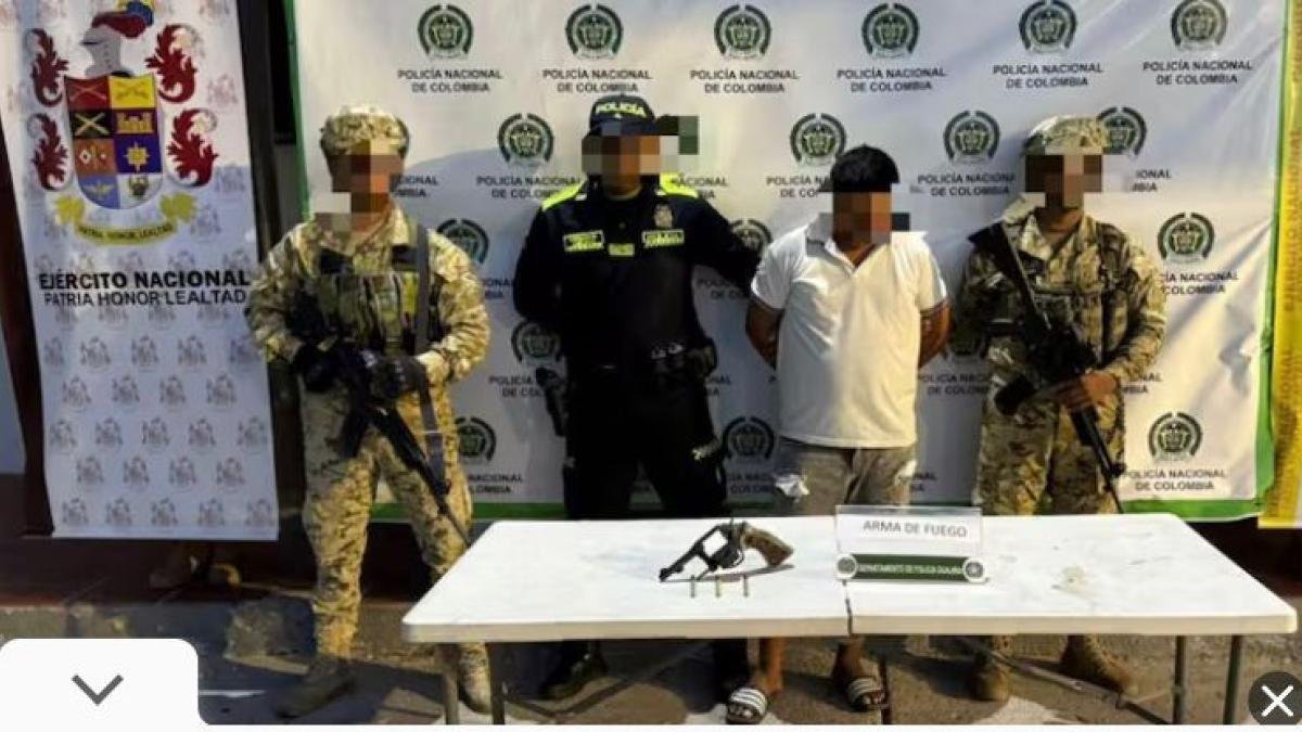 Capituran un alias 'Messi' en Maicao por Extorsión y Amenaza un Comercio