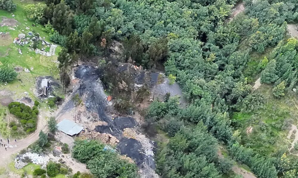 Así ópera las rojas criminales en la sabana de bogotá que deforestan y queman madera para producir carbón vegetal