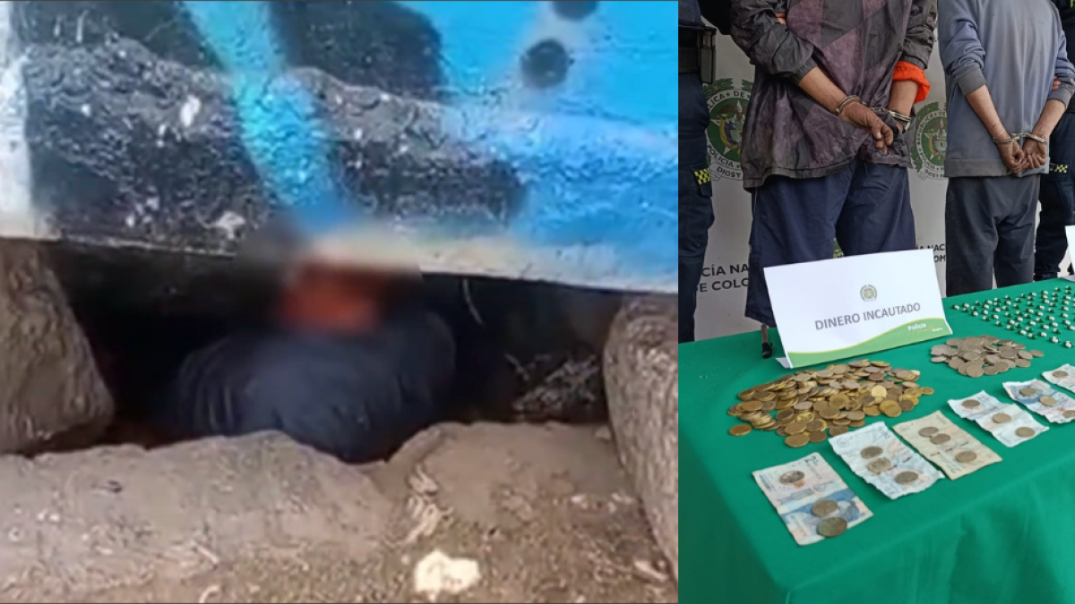 Delincuentes Cavaron Hueco Debajo de un Puente en Bogotá y Vendía Bazuco Desde Allí: Policía los Capturó