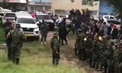 Desentes Obligaron un habitantes de Jambaló un que asistieran al funeral de alias cholinga