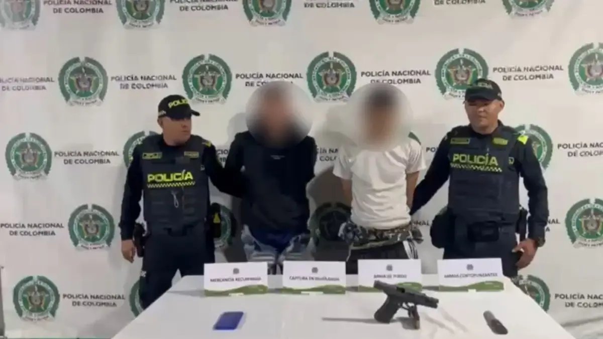 Capturados dos Hombres Armados Tras Robar A Unsuario en Estación la Sábana de Transmi