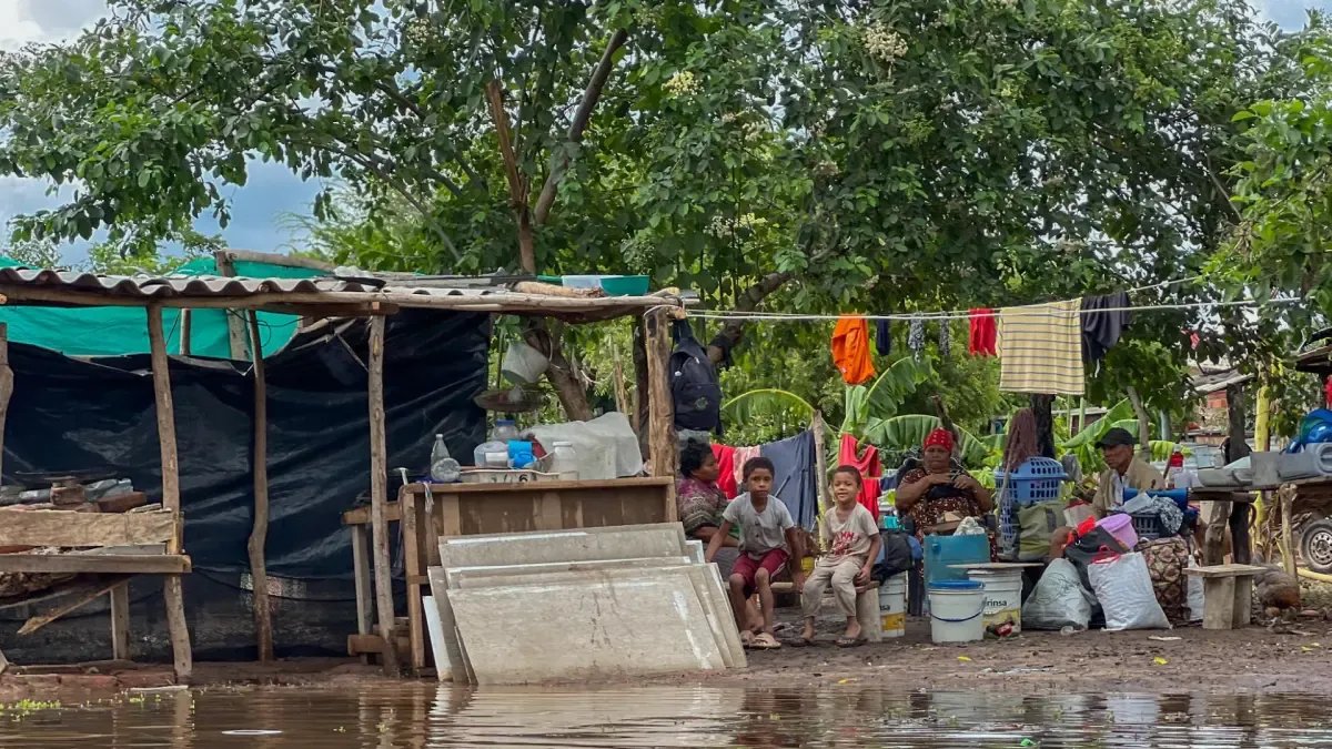 Intensas lluvias Dejan Unas 1.130 Familias Afectadas por Las Inundaciones en el Sur de la Guajira