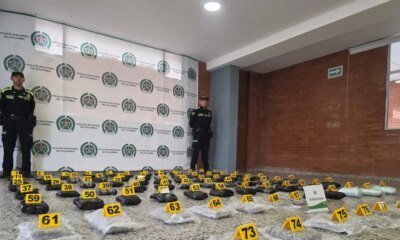 Incautan 43 Kilos Oculos en una Encomienda Con Destino A