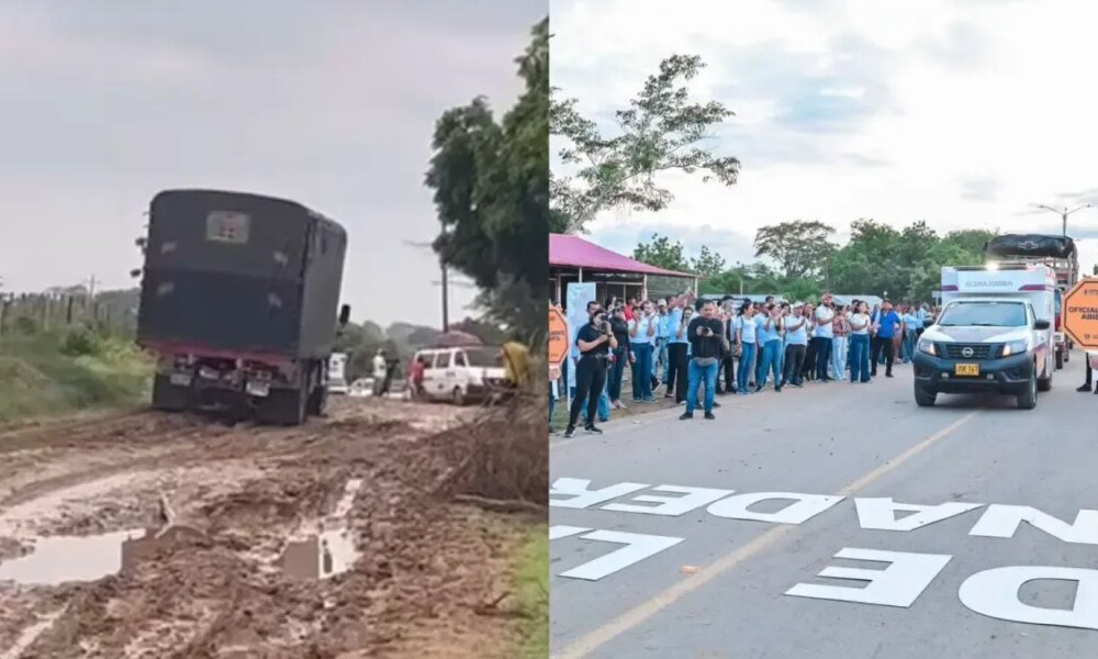Entregan los Primeros 10 Kilómanos Pavimentados de la Vía de la Ganadería en el Centro del Magdalena