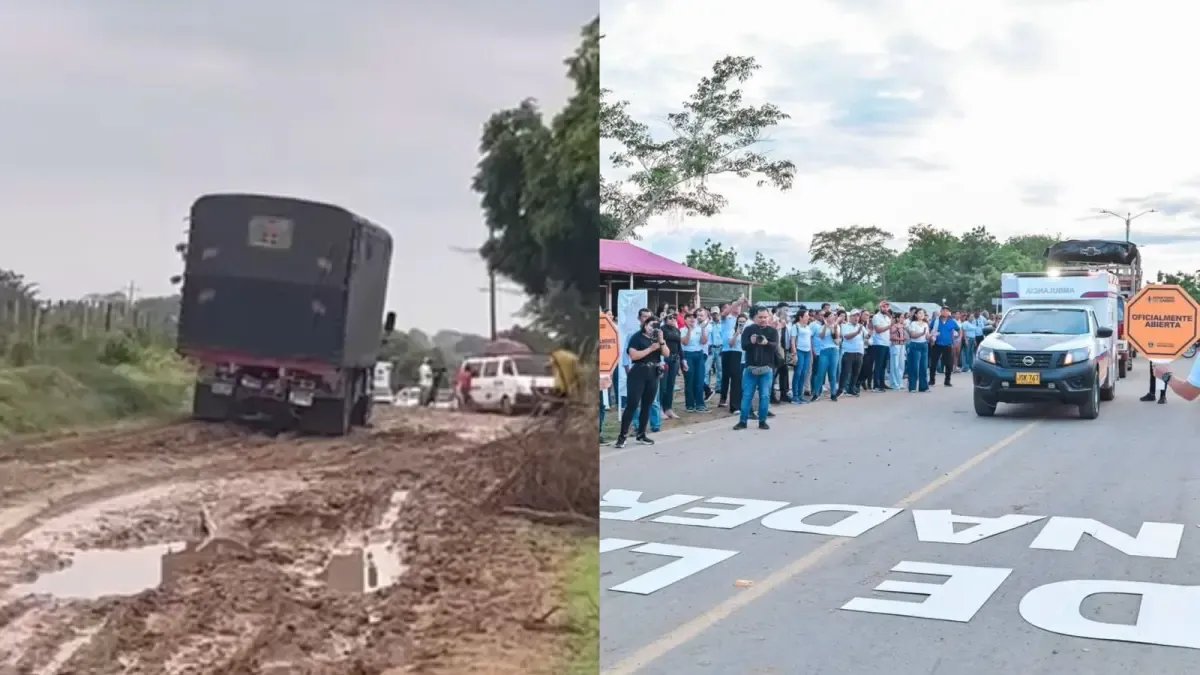 Entregan los Primeros 10 Kilómanos Pavimentados de la Vía de la Ganadería en el Centro del Magdalena