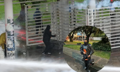 Drama de Policía Que Estuvo Muerto 7 Minutos Tras Ser Impactado Con UNA Papa Bomba en perturbaciones en la U. Nacional