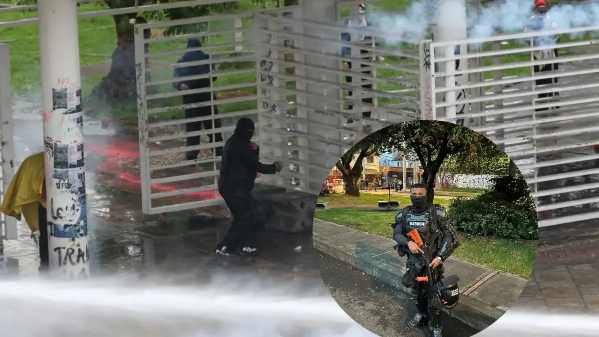 Drama de Policía Que Estuvo Muerto 7 Minutos Tras Ser Impactado Con UNA Papa Bomba en perturbaciones en la U. Nacional