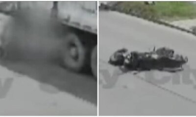 Dos Atracadores Robaron Cadena A Hombre que Les Disparó y Mureron, Uno Chocó Con Carro Recolector de Basura