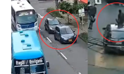 Caso de intolerancia vial en itagüí termina en persecución, agresiones y director de un director arrojado por el aire