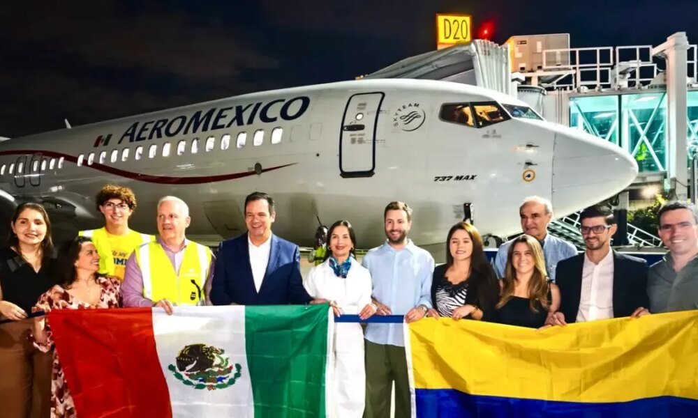 Así OPAN Vuelos de Aeroméxico, Aerolínea que por Primera Vez Aterrizó en El Bonilla: "¡Padrísimo, Visitar Valle!"