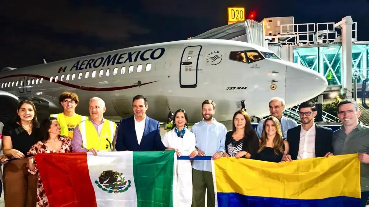 Así OPAN Vuelos de Aeroméxico, Aerolínea que por Primera Vez Aterrizó en El Bonilla: "¡Padrísimo, Visitar Valle!"