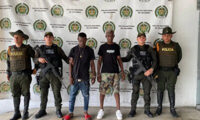 CAPTURAN A DOS PRESUNOS INTEGRANTES DE LOS 'ESPARTANOS' CUANDO Extorsionaban A Camioneros en Buenaventura