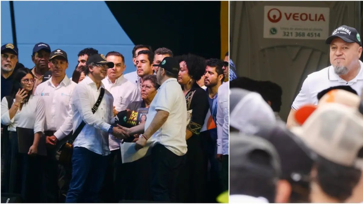 Así Fue La Aparición de Cabecillas Miembros de la Mesa de Paz de Itagüí en Evento del Presidente Petro A Medellín