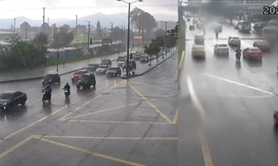 Intensas lluvias complic la movilidad en varias localidades de bogotá