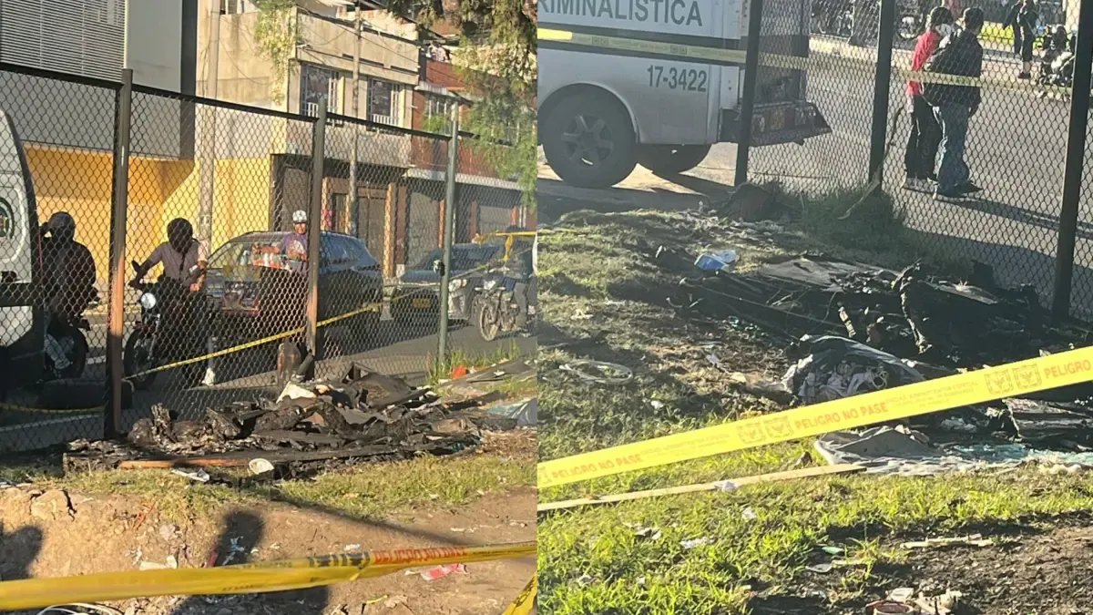 ATROZ CASO DE HENTANTE DE CALLE QU MURIÓ INCINERADO EN BOGOTÁ