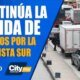 Continúa la Salida de Viajeros en la Autopista Sur