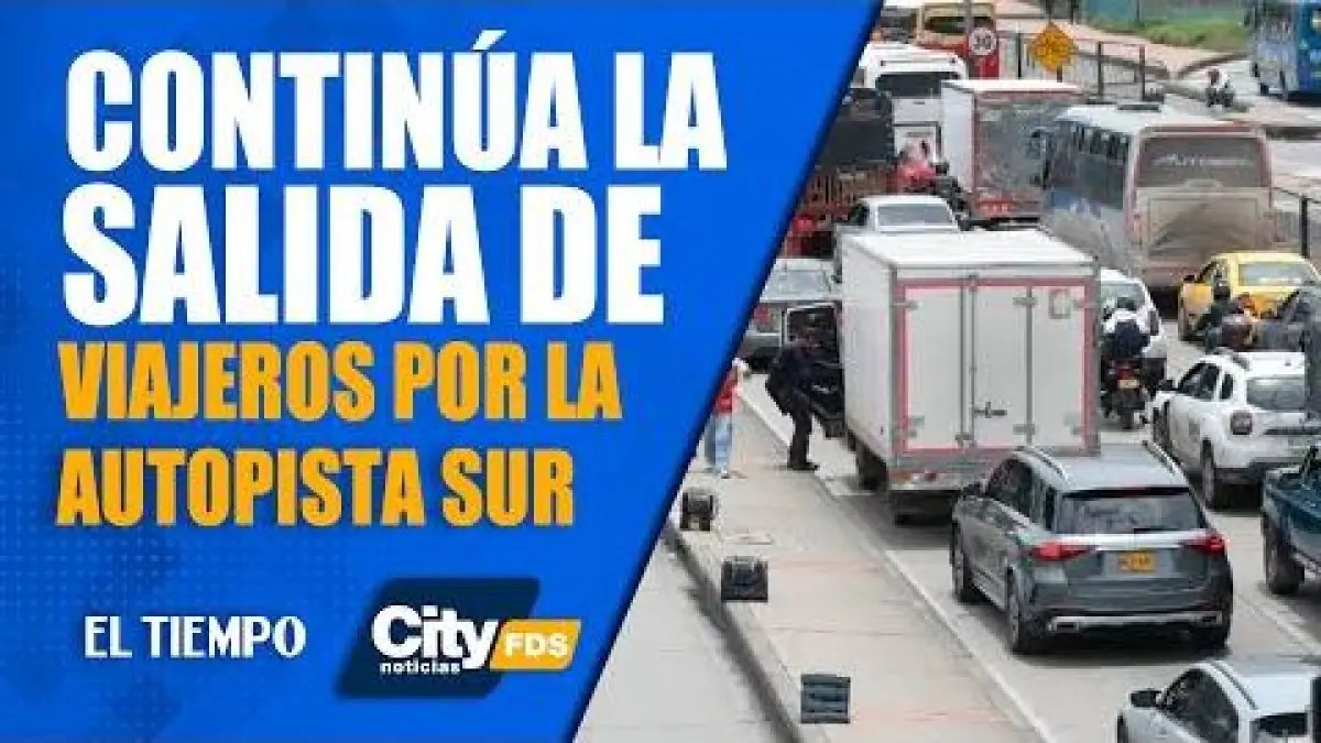 Continúa la Salida de Viajeros en la Autopista Sur